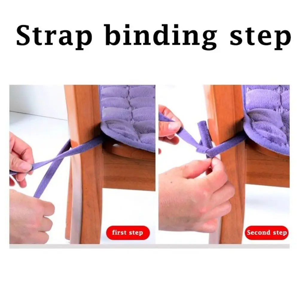 Durable 45x45cm Seat Cushion Plus Velvet Non Slip Car Seat Pad Square Flannel Waist Cushion Office Home Decor