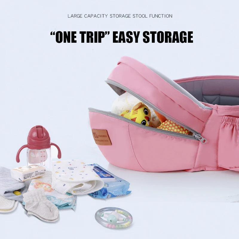 Ergonomic Baby Carrier 0-48M Baby Hipseat Carrier Front Facing