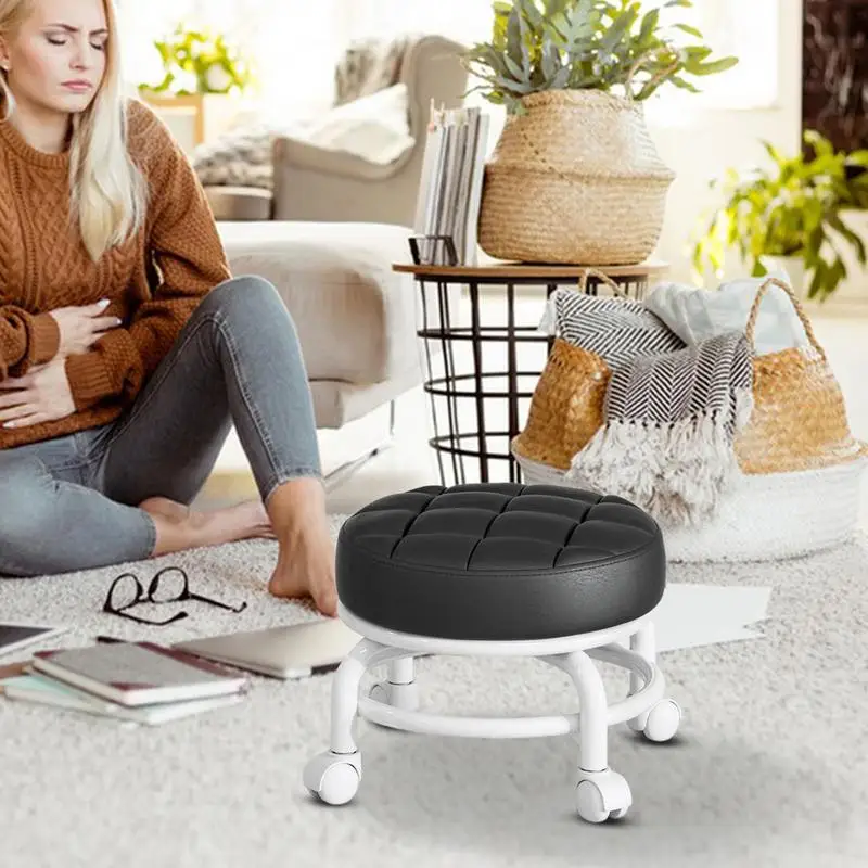 Rolling vanity stool sale