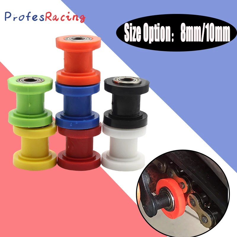 

Chain Roller Slider Tensioner Wheel Guidepit Dirt Mini Bike For Kayo T2 T4 T4L Pit Dirt Mini Bike Moto Atv 8mm 10mm