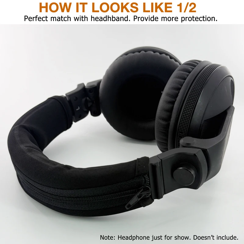 Headband Cushion Replacement for Pioneer DJ HDJ-X5 / X5BT / X7 / X7BT / X10/ HDJ1000 / HDJ1500 / HDJ2000 Headphone Cover