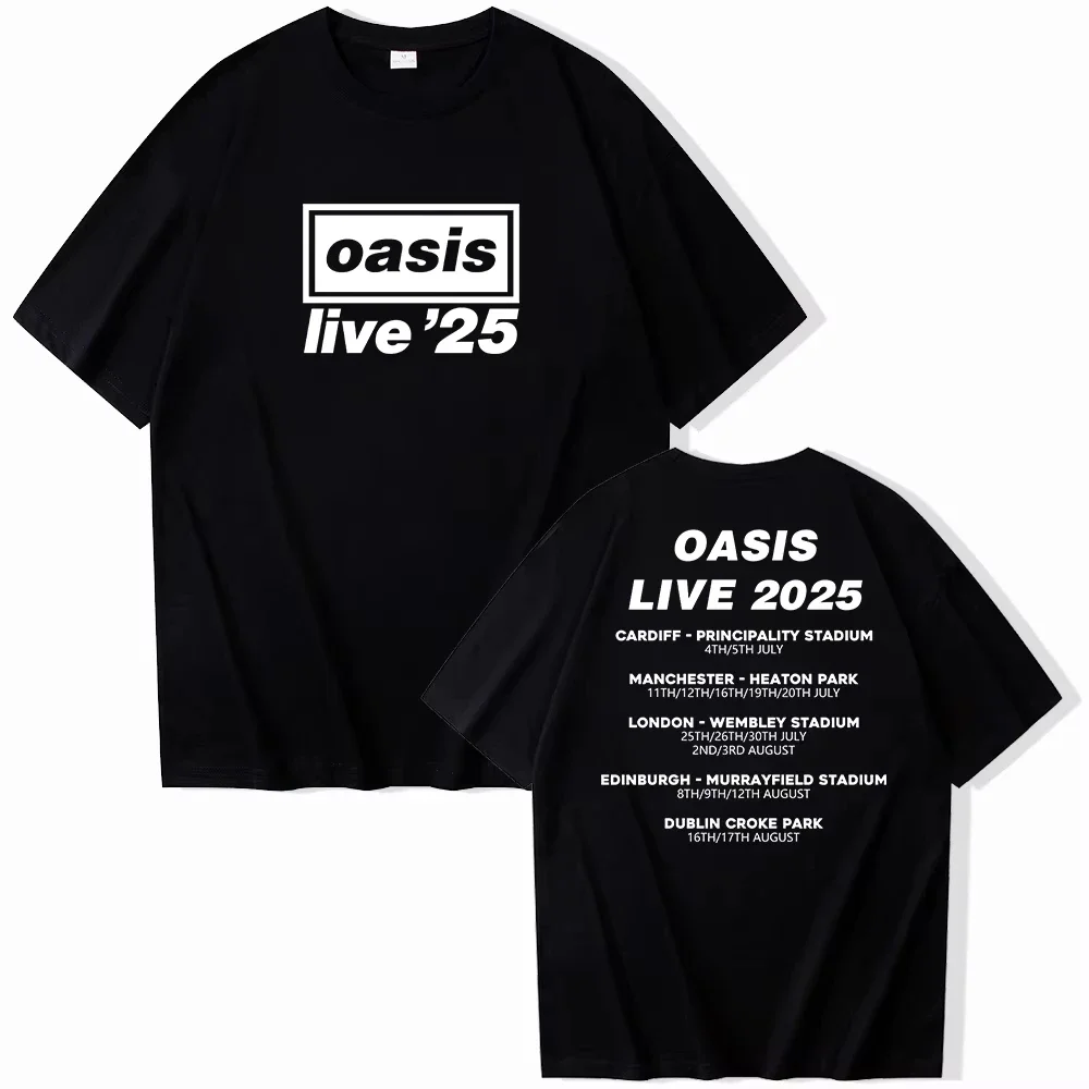oasis ライブTシャツ CARDIFF 2025 Live '25 Cardiff Event T-Shirt Black – Oasis Live '25