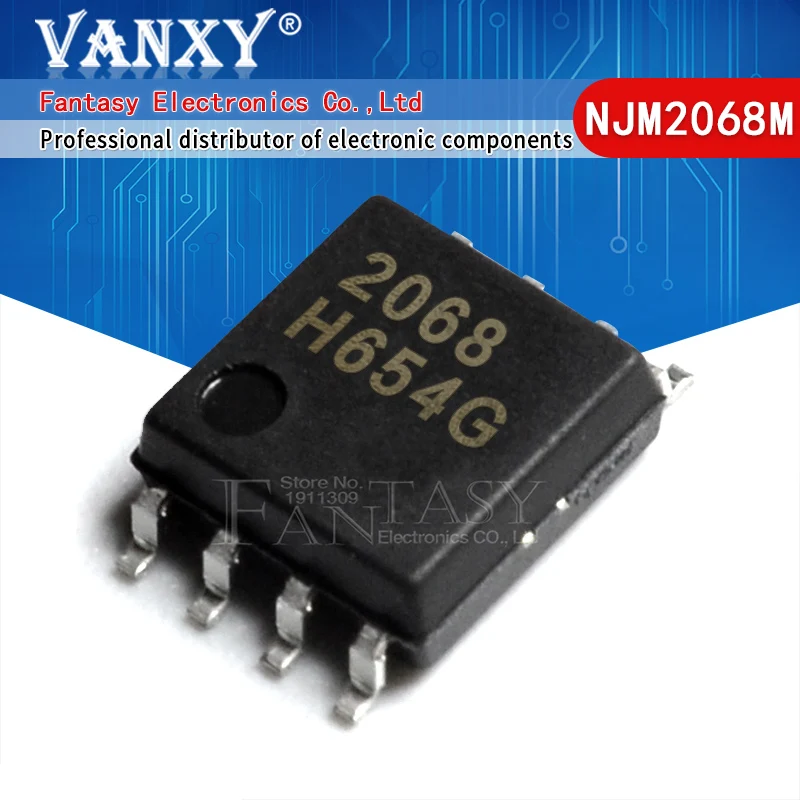 10PCS NJM2068M SOP8 LOW-NOISE DUAL OPERATIONAL AMPLIFIER JRC2068 SMD NJM2068 SOP lmc662aimx lmc662ai soic 8 operational amplifiers op amps dual 15 5v 1 4mhz improved offset cmos operational amplifier