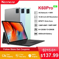 2025 Global Version 2 in 1 Tablet Laptop 4G SIM Card 10.36 Inch 2K Tablets Android 11 Octa Core 128GB 256GB ROM 16MP+8MP 1