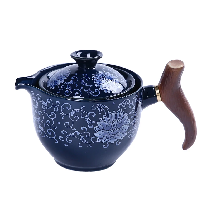 More Capacity Chinese Kung Fu Tea set Travel Tea set Ceramic Portable Teapot Maker Infuser Teacup