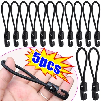 5/1PCS Super Stretch Elastic Rope Bungee Cord with Hooks for Camping Tarpaulin Bikes Tie Downs Camping Cars Cord Luggage Tie