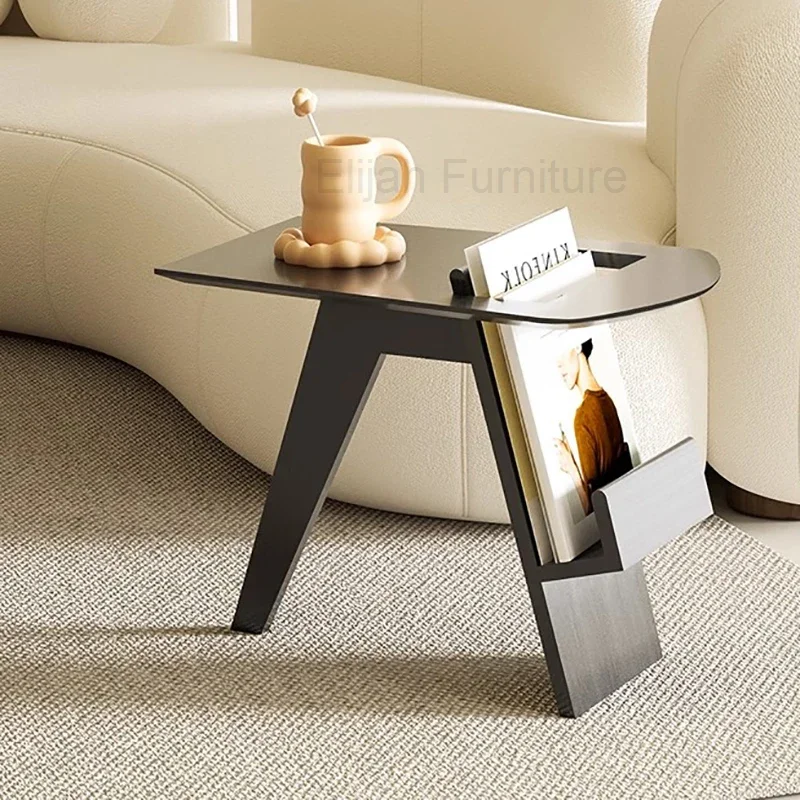 

Unique Square Moving Side Table Minimalist Small Mobile Nordic Bedroom Sofa Side Table Entryway Hallway Escrivaninha Furniture