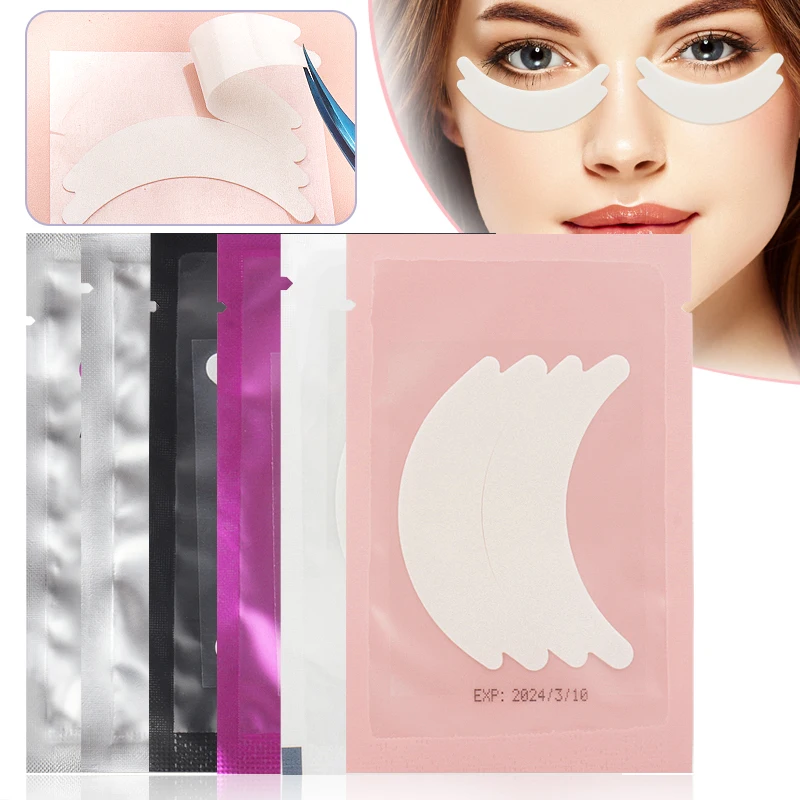 50 Pairs Eyelash Extension Butterfly foam hydrogel eye patch Grafted false Lash Under Eye Gel Pad Stickers Tips Makeup Tools eyelash extension paper patch grafted eye stickers eyelash under eye pads lint gel hydrating eye paper patch makeup tool 20pairs