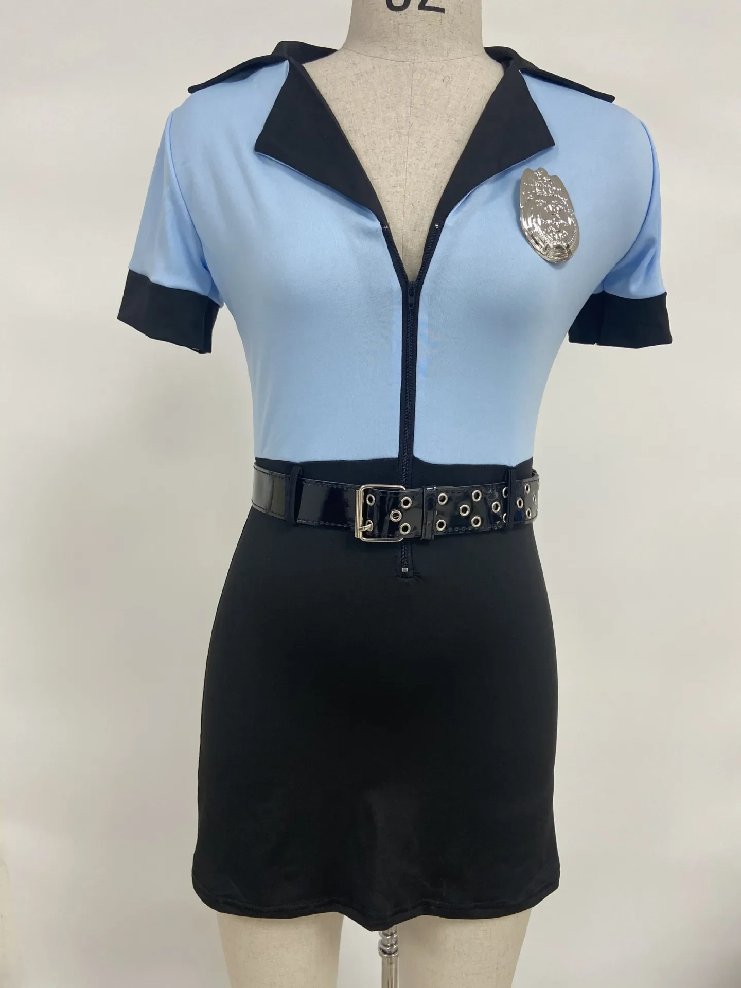 Adult Police Officer Policeman Costumes Cosplay for Women Carnival Party Halloween Masquerade Fantasia Fancy Dress
