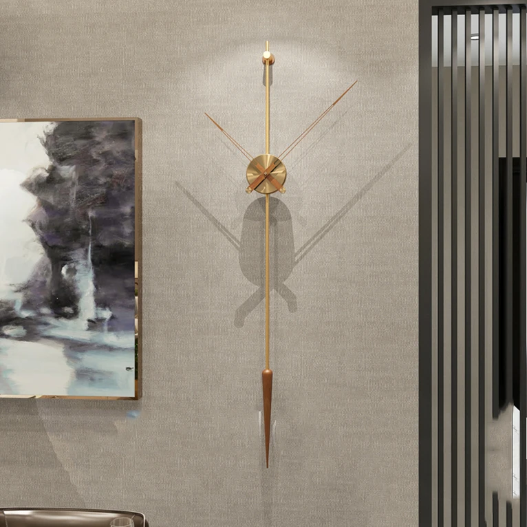 

Peacock Metal Minimalist Wall Clock Aesthetic Modern Design Silent Wall Watch Funky Stylish Reloj De Pared Wall Decoration