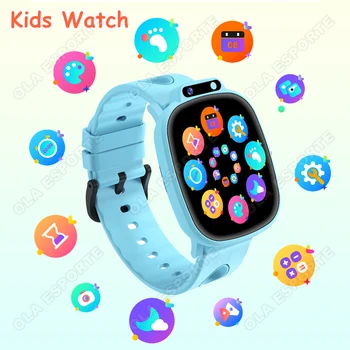 Giochi per bambini Smart Watch 18 giochi Schermo da 1,88 pollici Fotocamera Torcia impermeabile per regalo di festa Ragazzo Ragazza Orologio per bambini