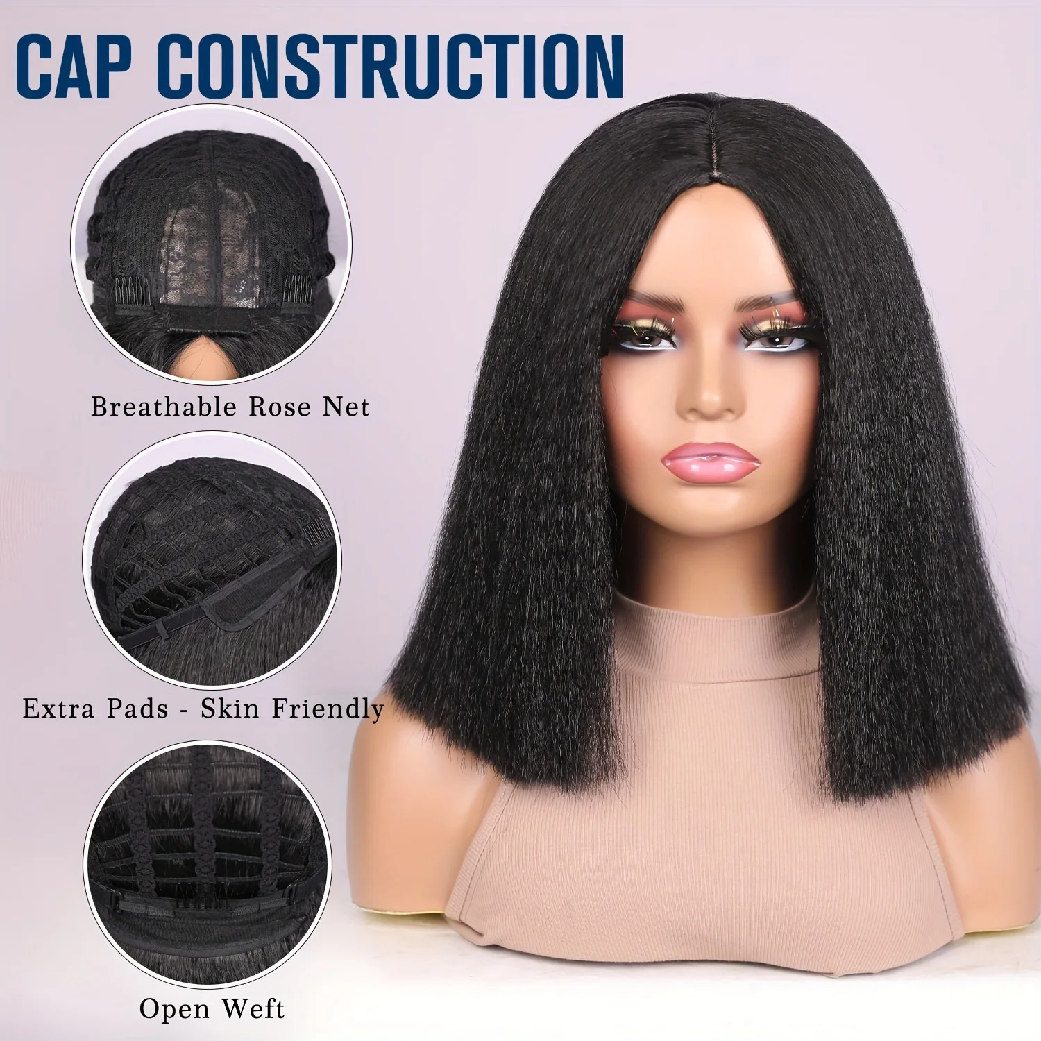Рисунок 4 - Короткая прямая накладка на голову Yaki Bob