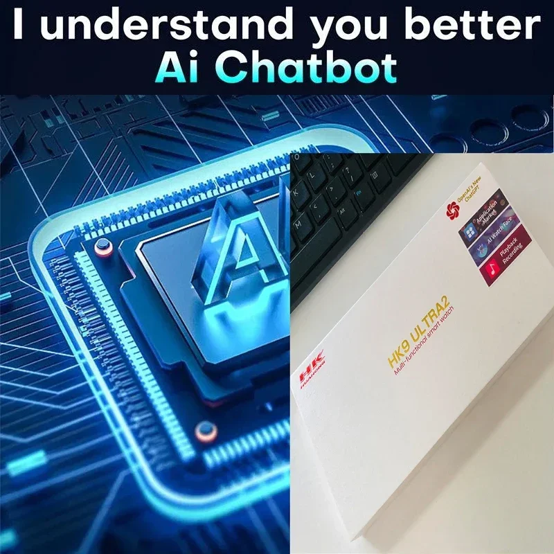 HK9 Ʈ 2 Ʈġ AMOLED ũ, HK8 ׷̵, ChatGPT NFC, 2GB   Ʈ ġ, ȵ̵ IOS 2024 , ǰ