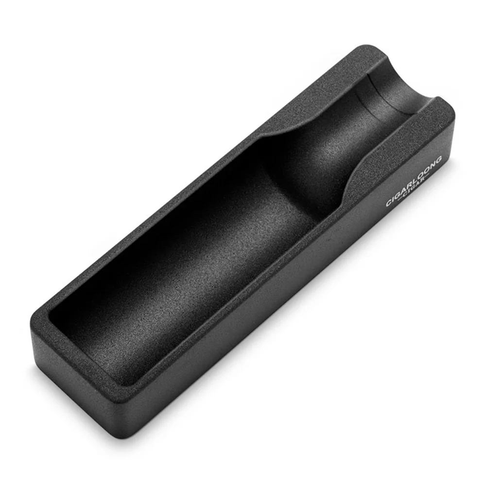 CIGARLOOONG Lightweight Travel Portable Cigar Ashtray Zinc Alloy Material Cigar Holder Tray Cigar Extinguisher Cigar Accessories 5