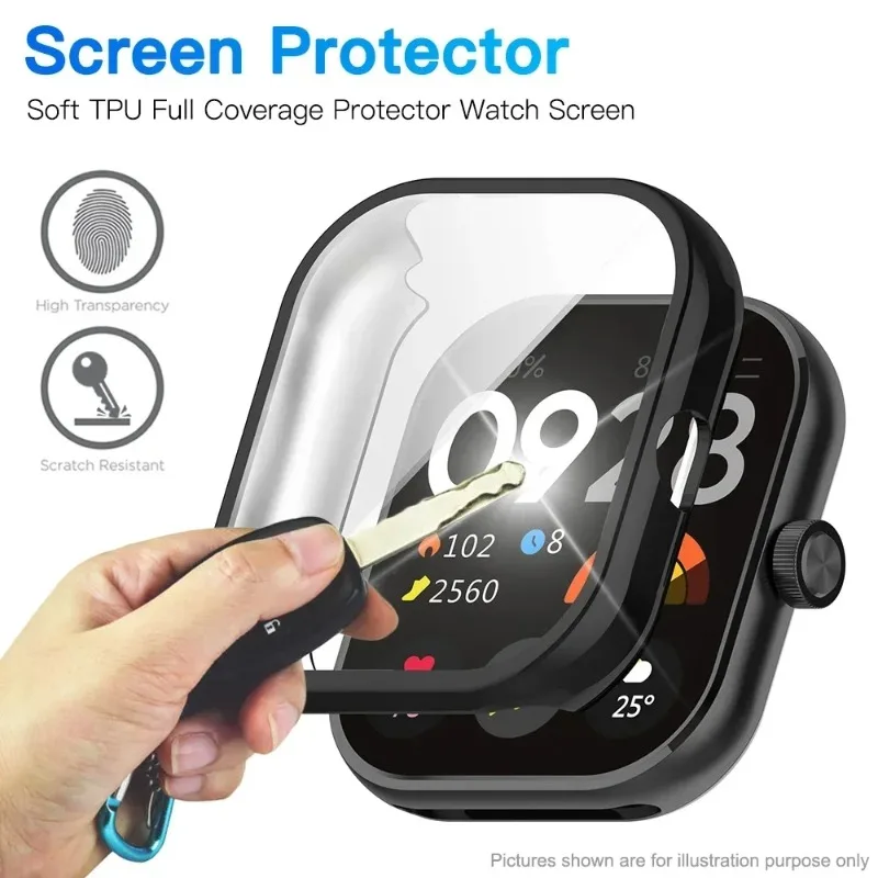 Premium Soft TPU Plated Bumper Cover for Smartwatch Screen Protection