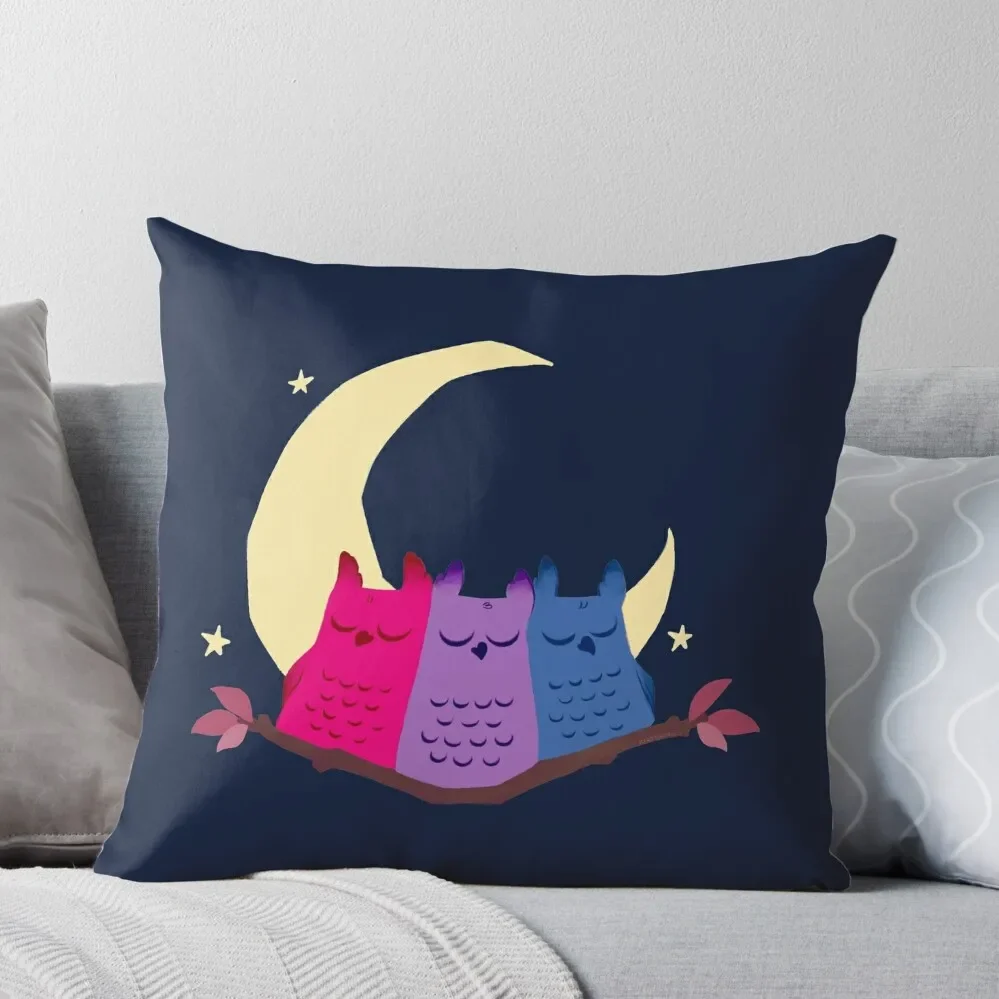 

Bisexuowls Throw Pillow sleeping pillows Pillow Covers Decorative