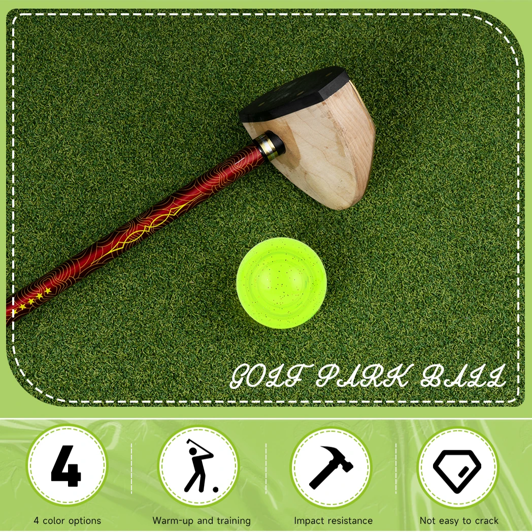 4-Layer Park Golf Ball For Fun and Training 1pc golf balls