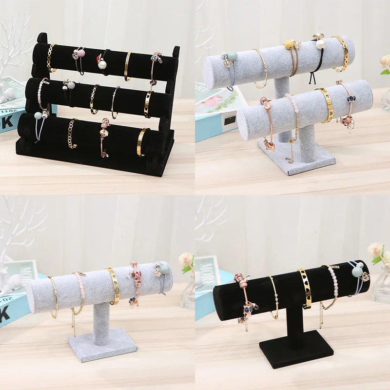 Velvet-Bracelet-Watch-Jewelry-Rack-Headstring-Jewelry-Display-Rack ...