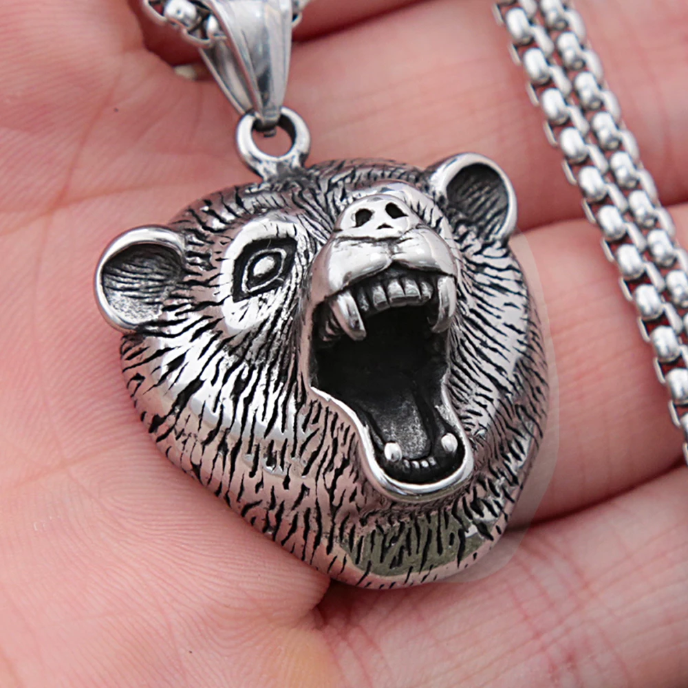 Baby bear with crystal necklace. Made of polymer clay : r/somethingimade