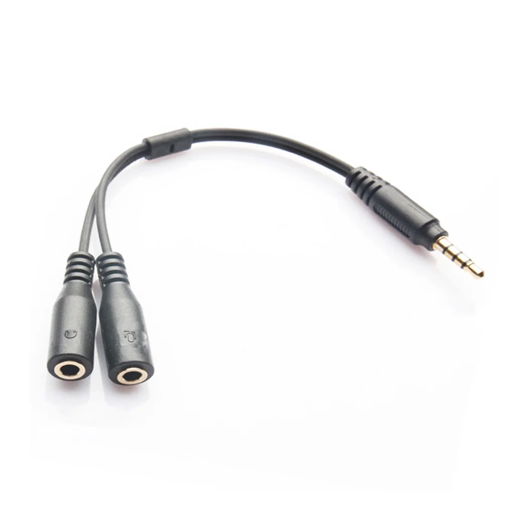 

Microphone Jack Splitter Headset Adapter Computer Speakers and Headphone Female to