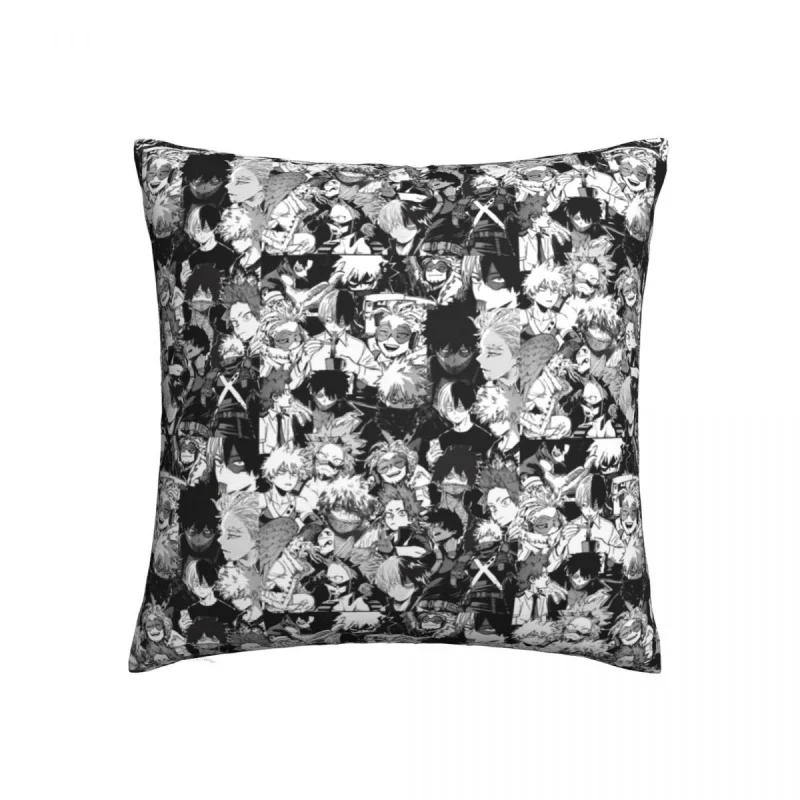 

My Hero Academia Anime Bnha Pillowcase Soft Fabric Cushion Cover Decoration Throw Pillow Case Cover Bedroom Wholesale 40*40cm