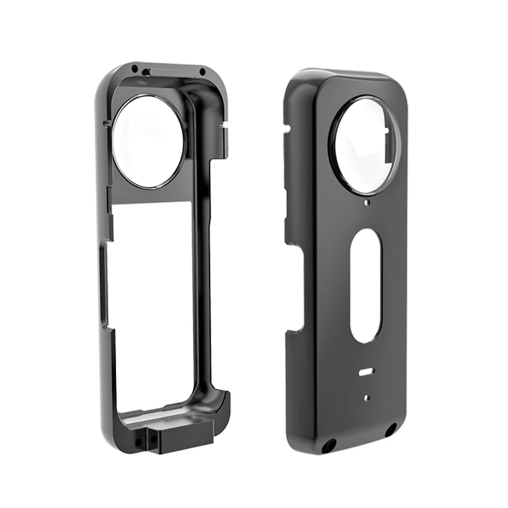 나사 달린 알루미늄 합금 보호 토끼 케이지, 금속 토끼 케이지 보호 커버, Insta360 X3 용 스포츠 카메라 액세서리