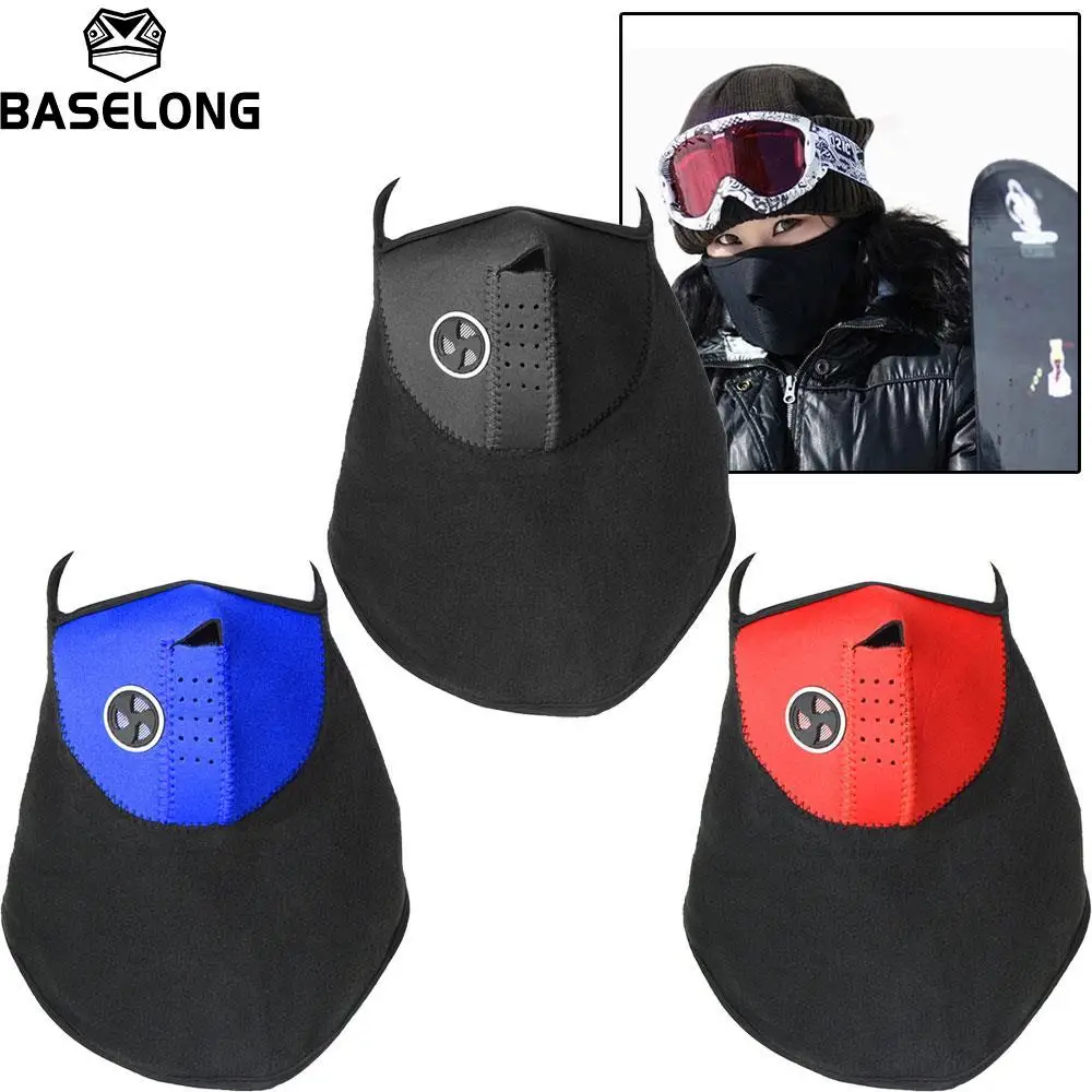 New Style Warm Face Mask Moto Antivento Mask Sport All'Aria Aperta Warm Ski Caps Bicicletta Bike Balaclavas Half Face Mask Accessory
