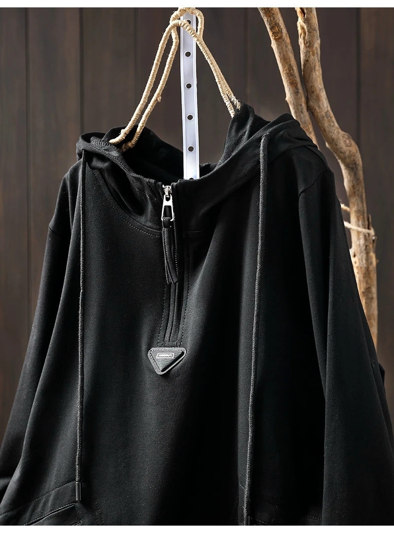 Women's Vintage and Casual Long-sleeved Pullover Top, 2025 New Spring Loose Hooded Sweatshirt