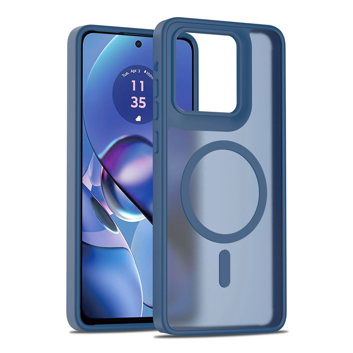 Matte Translucent Magnetic Phone Case with MagSafe Drop Protection