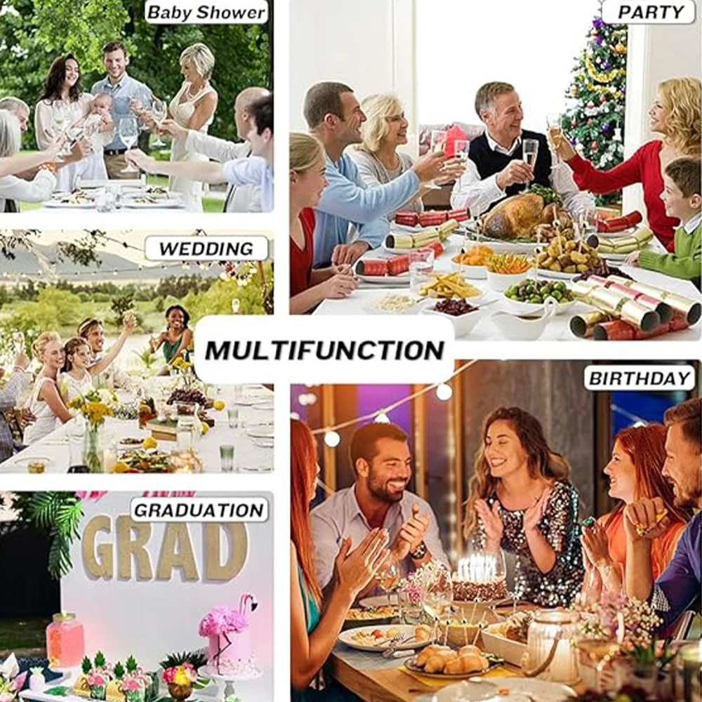 100 Einweg-Zahnstocher aus Bambusspieß aus Holz für Vorspeisen, Früchte, Party-Cupcakes, 4,7-Zoll-Perlen-Lebensmittelstäbchen, Partyzubehör – Detail 3