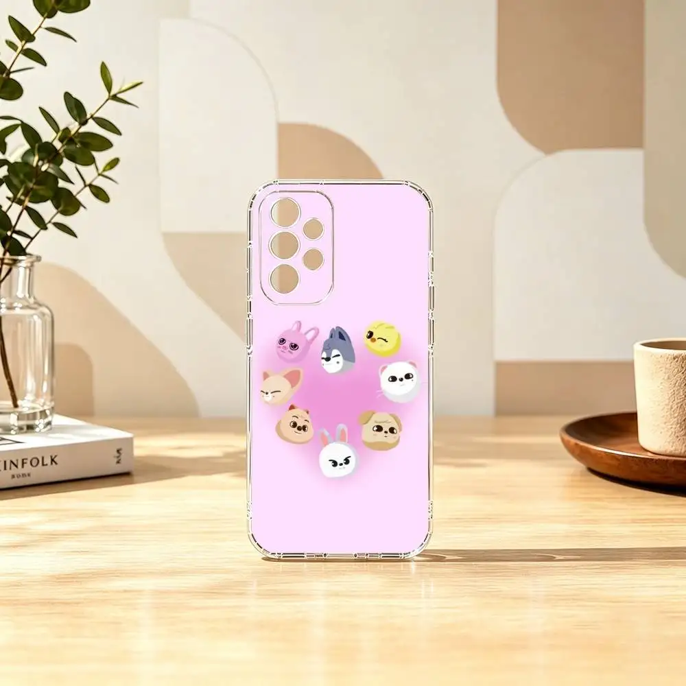 S-Stray-Kids S-Skzoos Kpop Gift Transparent Silicone Soft Phone Case