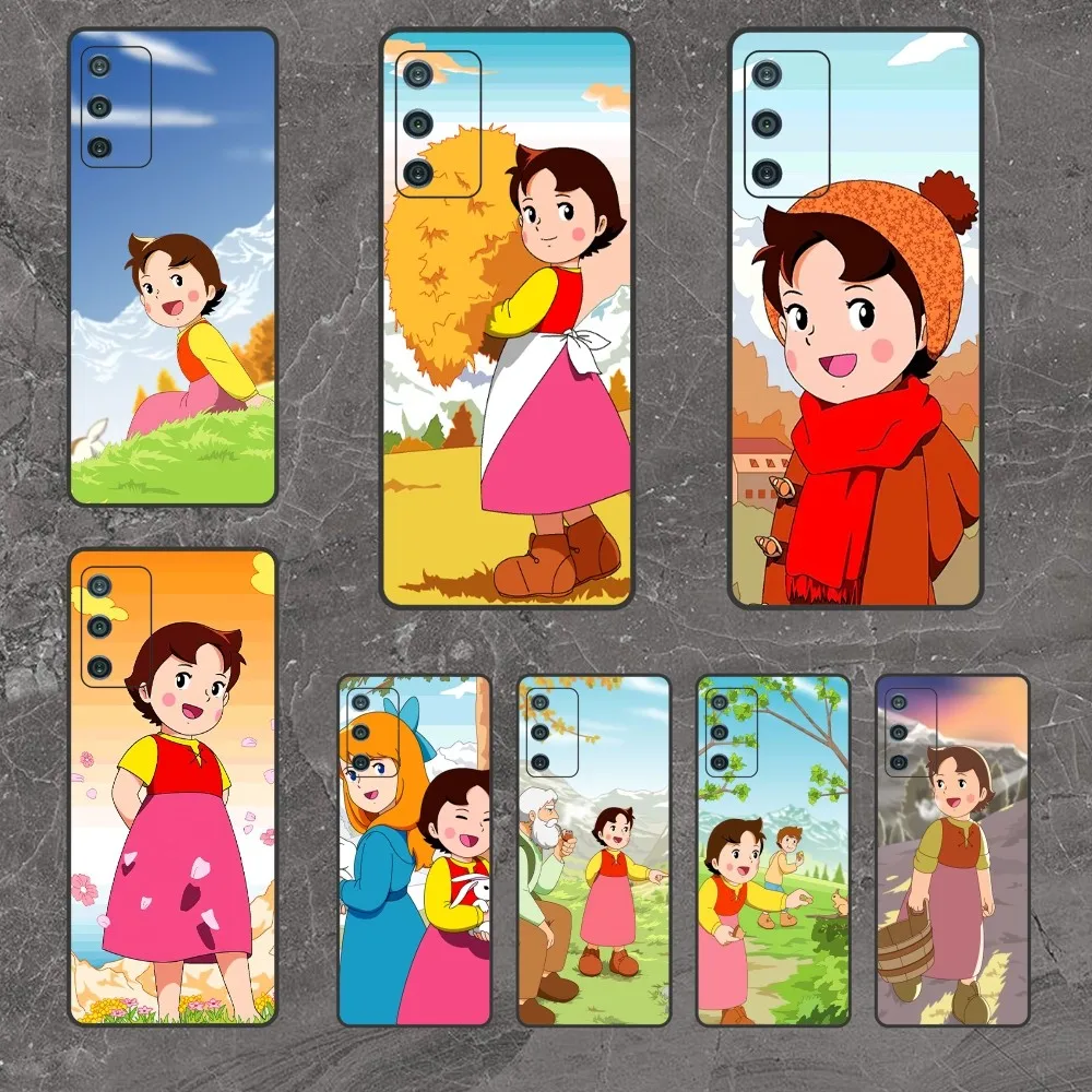 Custodia Per Telefono Heidi Cartoon Per Samsung S22 S21 S20 S23 Ultra S22 Ultra 5G S22 Plus 5G S23 Plus 5G