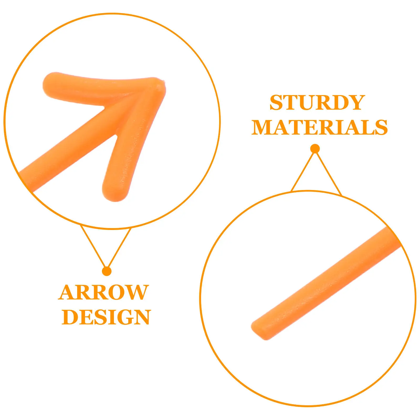 12Pcs 작은 화살표 자석 다채로운 3D 자기 냉장고 스티커 게시판을 위한 재사용 가능한 사무실 조직 자석