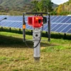 1900W Gasoline Pile Driver 52cc 2 Stroke Engine Post Driver Air Cooling Single-cylinder Petrol Garden Fencing Push Pile Tool 1