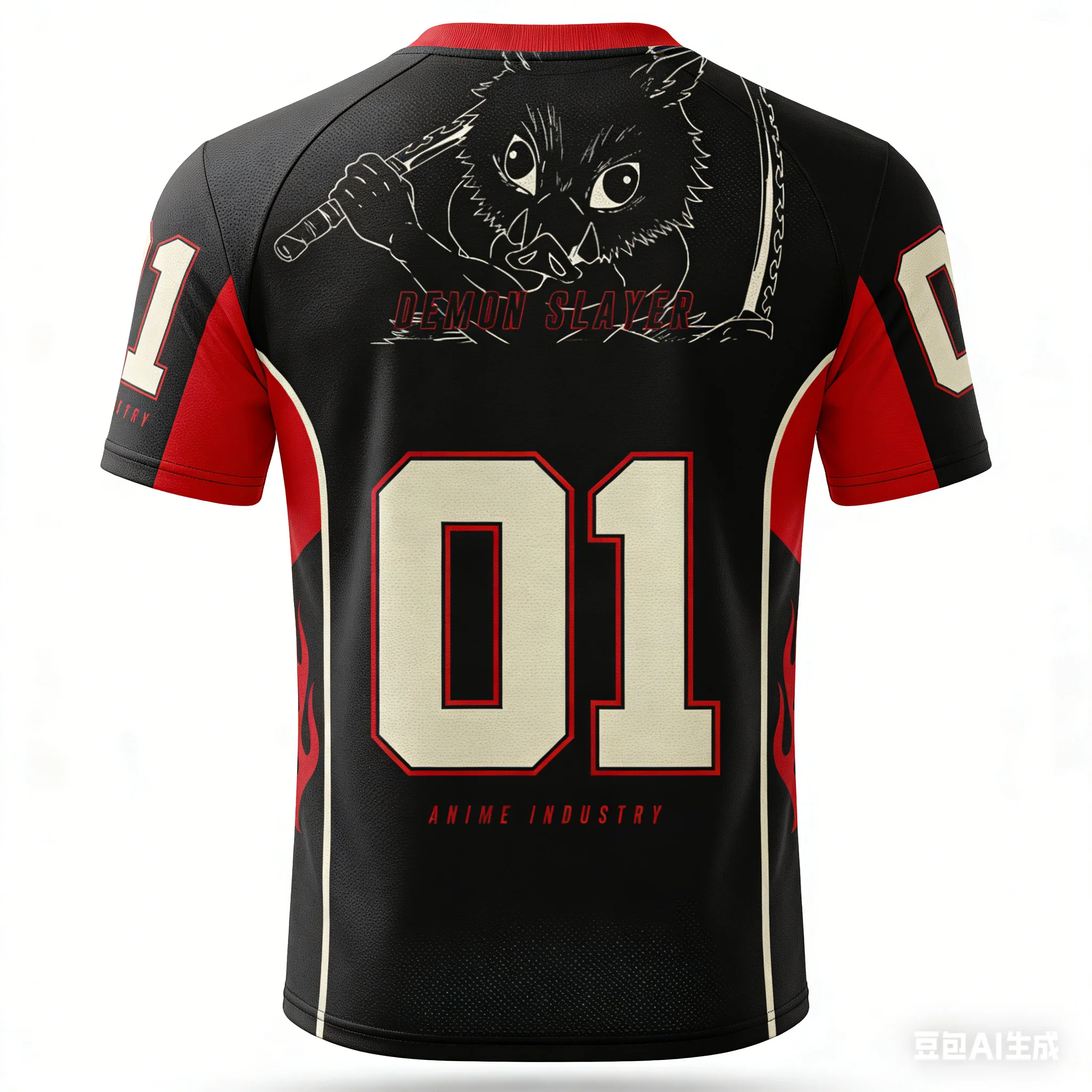 Demon Slayer T-Shirt im amerikanischen Stil für Erwachsene und Kinder, Multi-Charakter 3D-Druck, trendiges Anime-Kurzarmshirt, Shorts-Freund – Detail 9