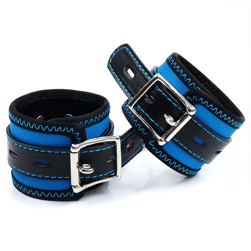 Blue Handcuffs Bdsm Sex Toys for Men Women Couples Fetish Slave Bondage Flirting Toys Adults Games Erotic Restraints Products