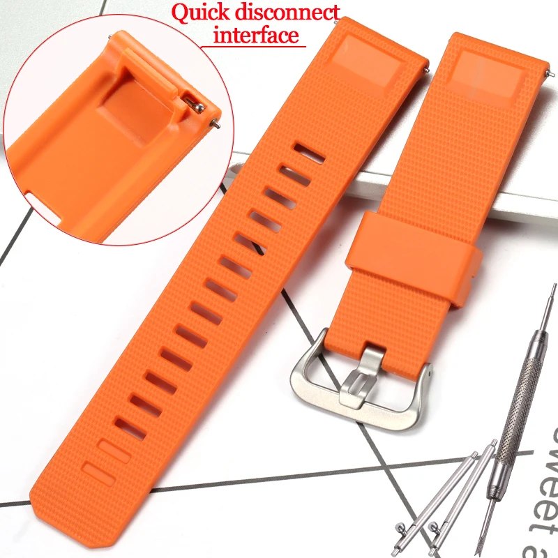 Premium Waterproof TPU Replacement Strap for Casio PROTREK Men's Watches