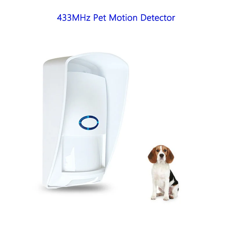 pgst pa96r ик датчик иммунитета для домашних животных беспроводной инфракрасный датчик совместимый с rf 433 мгц охранная система Беспроводной ИК-датчик движения для домашних животных, 433 МГц