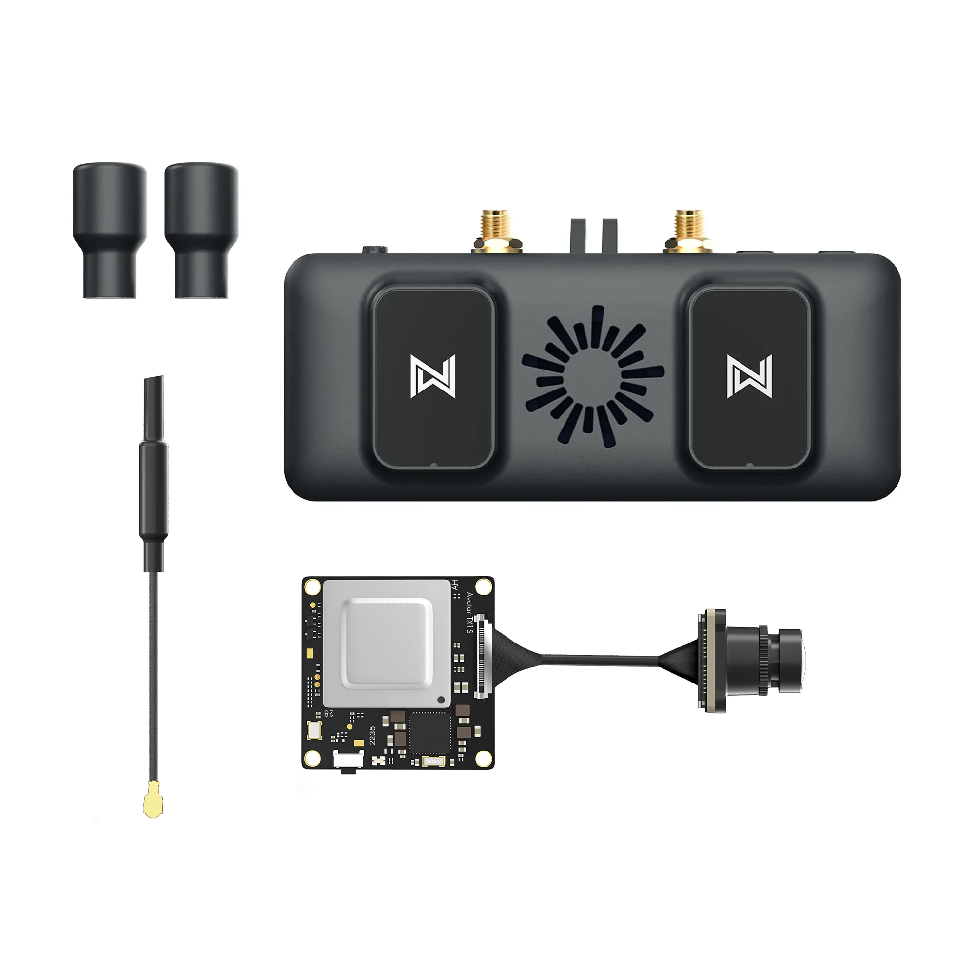 CADDX Walksnail Avatar VRX 10km 4 Antenna HDMI-Compatible 1080P/60FPS HD Pro Kit Dual Antenna Moonlight Kit for FPV Low Latency thumbnail 2
