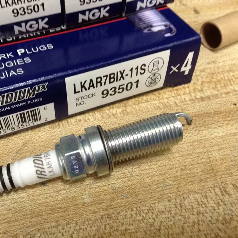 4 New - NGK LKAR7BIX-11S - Spark Plug 93501 Iridium Ix - Foto 13