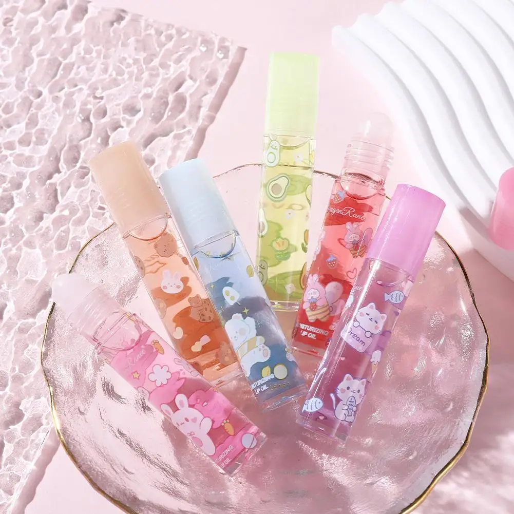 1PC Transparent Lip Gloss Clear Oil New Lip Glaze Velvet Plumper Matte Cute Air Moisturizing Sexy Balm Lip Liquid I4Q1 fashion 12 slots clear cover velvet jewelry organizer ring earring necklace holder jewellery box stackable tray storage showcase