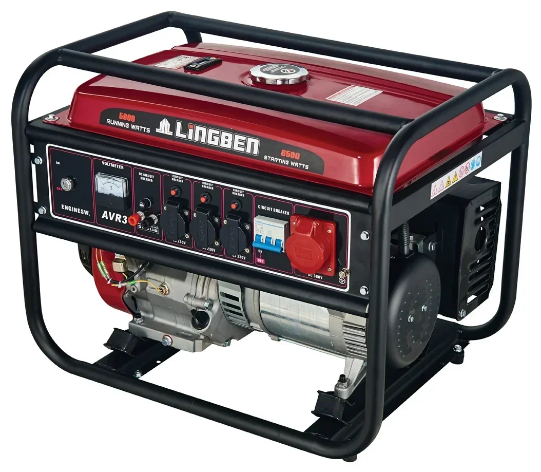 For China 8500w 8.5kva 5kw Generator 3-phase Silent Ac Style Power 7500w Gasoline Generator Single Phase Alternator 3kw