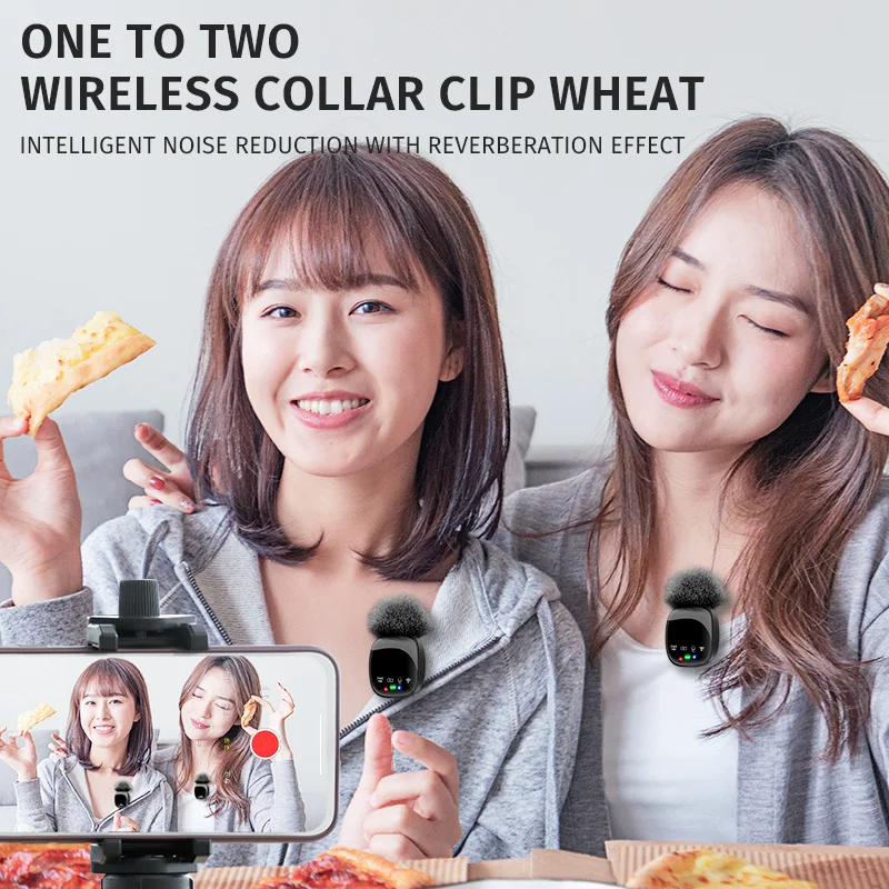 JOCEEY iPhone 및 iPad 및 안드로이드 전화용 무선 라발리에 라펠 마이크,Lavalier Lapel Microphone YouTube 인터뷰, 블로그, 라이브 스트리밍 및 팟 캐스트를 위한 전문