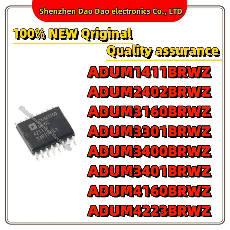 ADUM1411BRWZ ADUM2402BRWZ ADUM3160BRWZ ADUM3301BRWZ ADUM3400BRWZ ADUM3401BRWZ ADUM4160BRWZ ADUM4223BRWZ IC Chip SOP-16