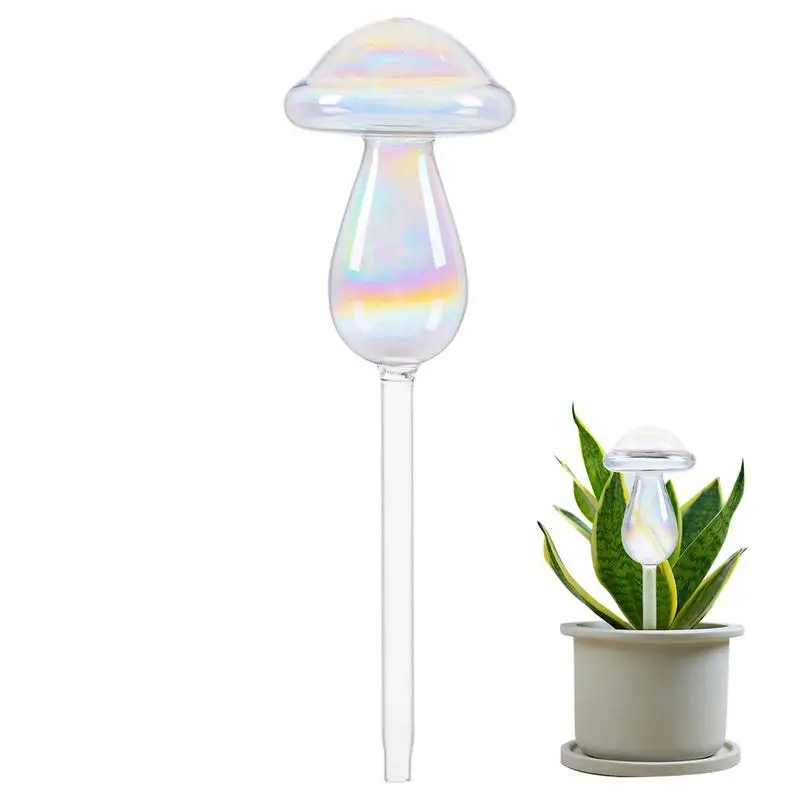 

Automatic Plant Watering Bulbs Self Watering Globes Glass Mushroom Shape Plant Waterer Plant Water Device Drip Irrigation System