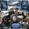 DEERC DE45 RC Car: 1:14 4WD Monster Truck, Metal Shell, 2 Batteries, 90 Min Play, 2.4GHz, LED, Rock Crawler 3