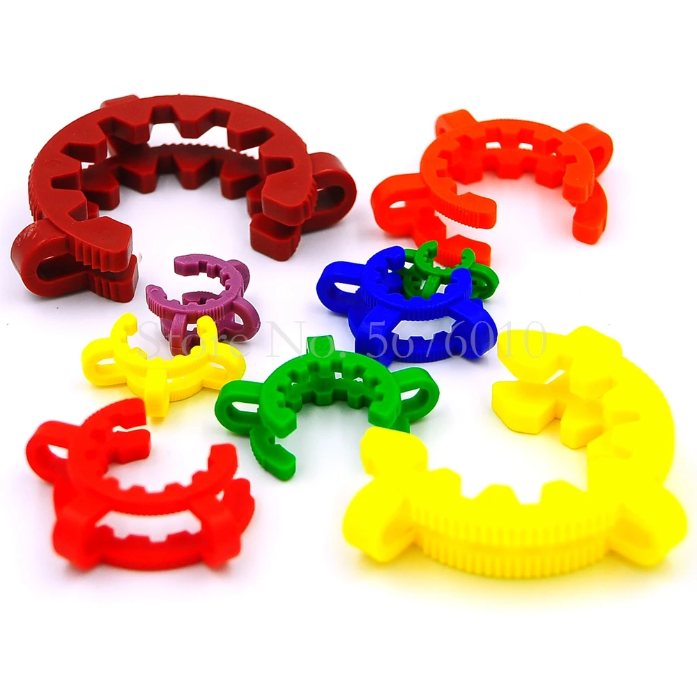 

10pcs/lot Plastic Standard Connector Clips, 14/19/24/29/34/40/45# Evaporator Bayonet Fixed Anti-skid Clips