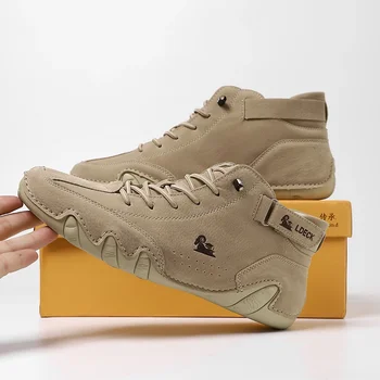 أحذية رجالية عالية الجودة مريحة عالية الجودة عصرية ناعمة سوليد أحذية عارية متعددة الوظائف متينة على الطراز الإيطالي أحذية رجالية