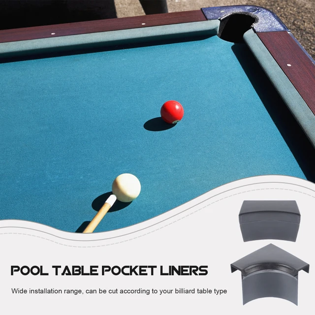 Doublures Poches Billard Caoutchouc - Kit 6 Pièces Pour Remplacement Tables Billard