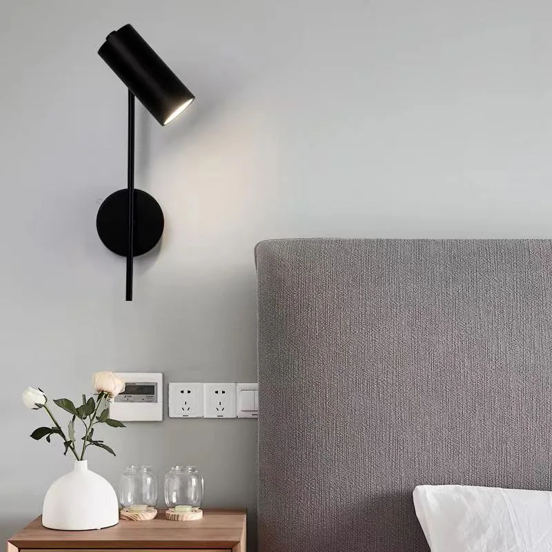 Rotatable LED Wall Lamp Bedroom Bedside Read Interior Home Decor Sconce